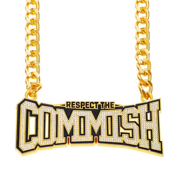 Jewelry - Fantasy Football Chain Heavy Statement Necklace Zinc Alloy Party Wear